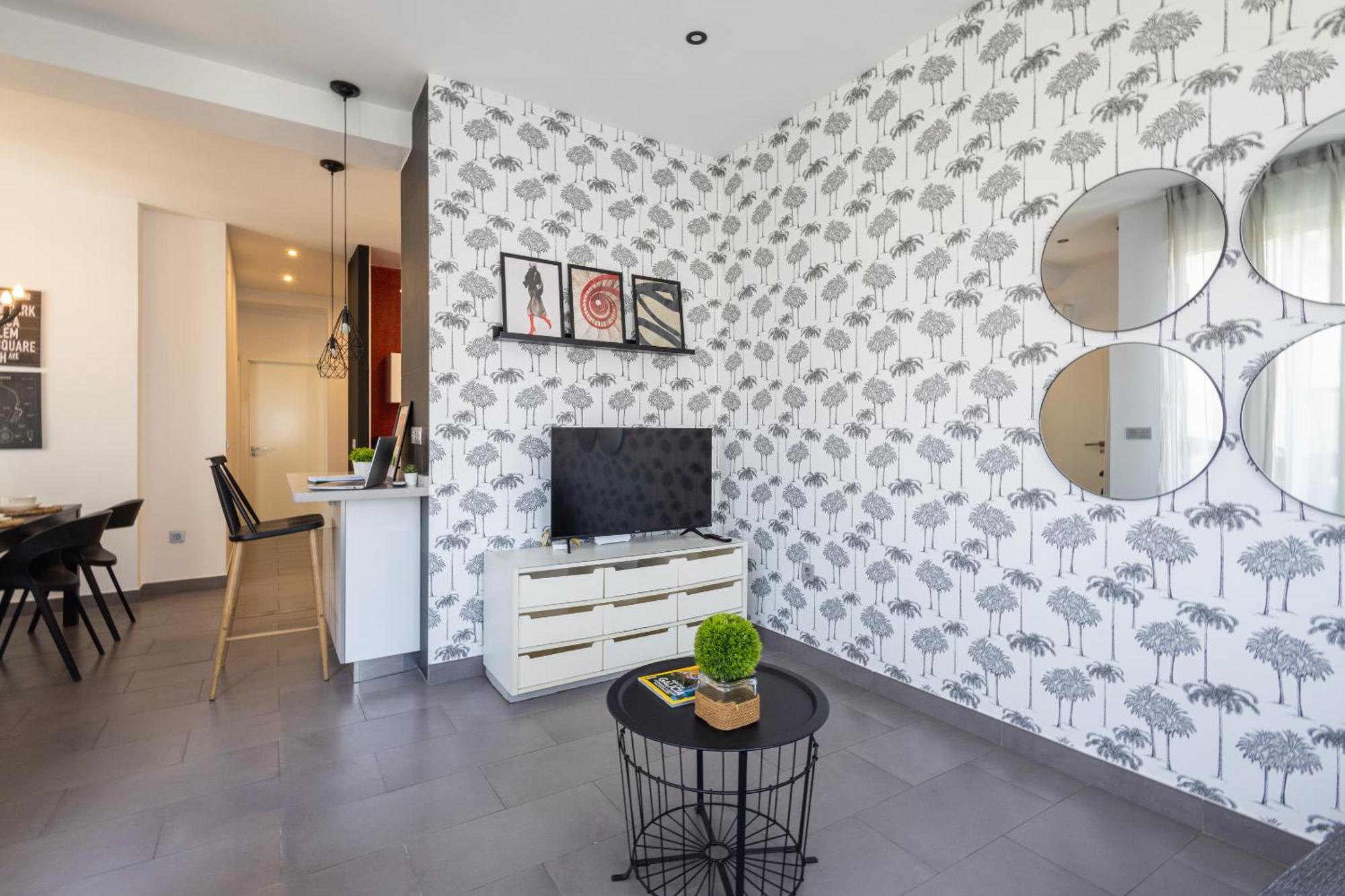 Florit Flats - Stylish 2 Bedroom Ac Wifi Terrace Attic In Center Appartement *